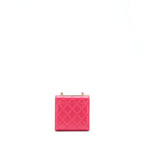 Chanel Mini Trendy CC Wallet On Chain Lambskin Pink LGHW