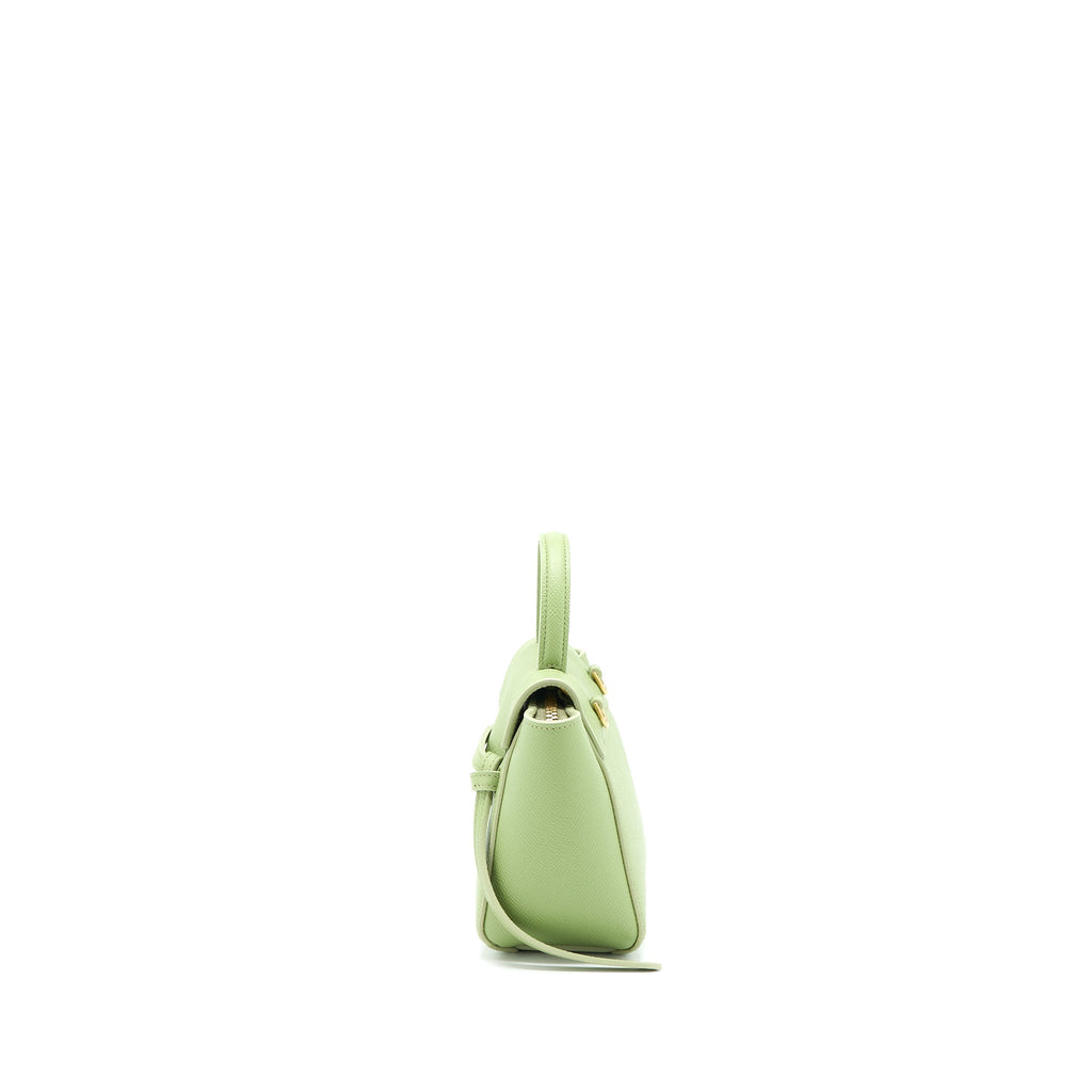 Celine Pico Belt Bag Grained Calfskin Light Green