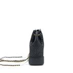 Chanel Small Gabrielle Backpack Calfskin Black With Multicolour Hardware