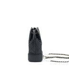 Chanel Small Gabrielle Backpack Calfskin Black With Multicolour Hardware