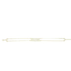 Chanel 22S Crystals Letter Choker Light Gold Tone