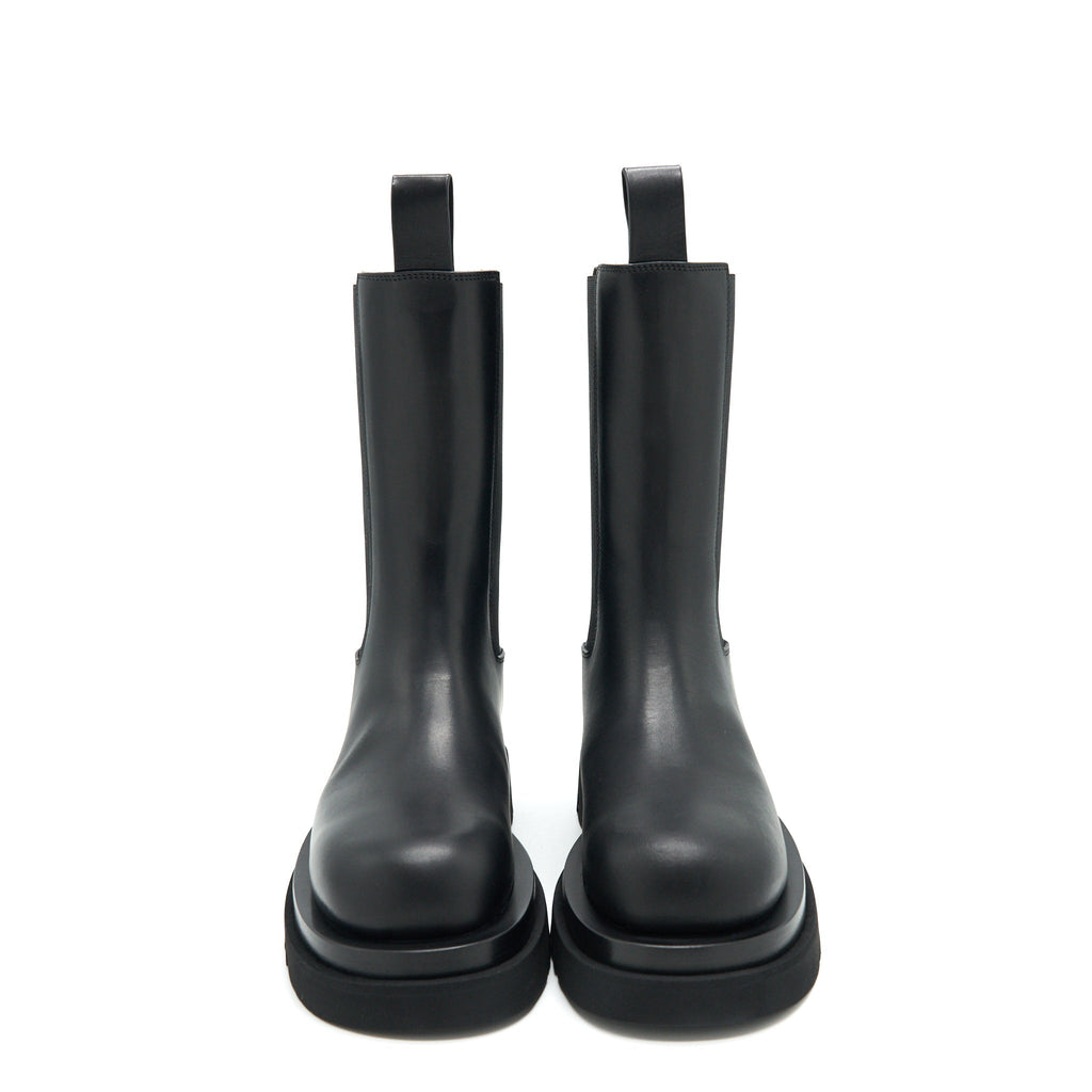 Bottega Veneta size 37.5 Lug Boots Black