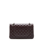Chanel Medium Classic double Flap bag Caviar Burgundy SHW