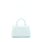 Chanel 21K Baby Blue Coco handle Small (old mini) 24cm LGHW