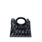 Fendi Transparent Small Runaway Tote PVC/Leather Black GHW