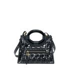 Fendi Transparent Small Runaway Tote PVC/Leather Black GHW