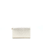 Saint Laurent/YSL Envelop Chain Wallet Calfskin Gold GHW