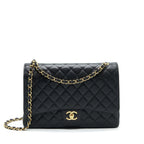 Chanel Maxi Classic Double Flap Caviar black GHW serial 20