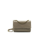 Bottega Veneta Baby Olympia Bag Grey GHW