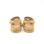 Chanel Tweed Dad Sandals Size 36C