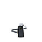 Celine Teen Triomphe Bag In Shiny Calfskin Black