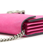 Gucci Dionysus Mini Chain Bag Suede Pink SHW