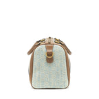Gucci GG Denim Boston Bag With Cross Body Strap