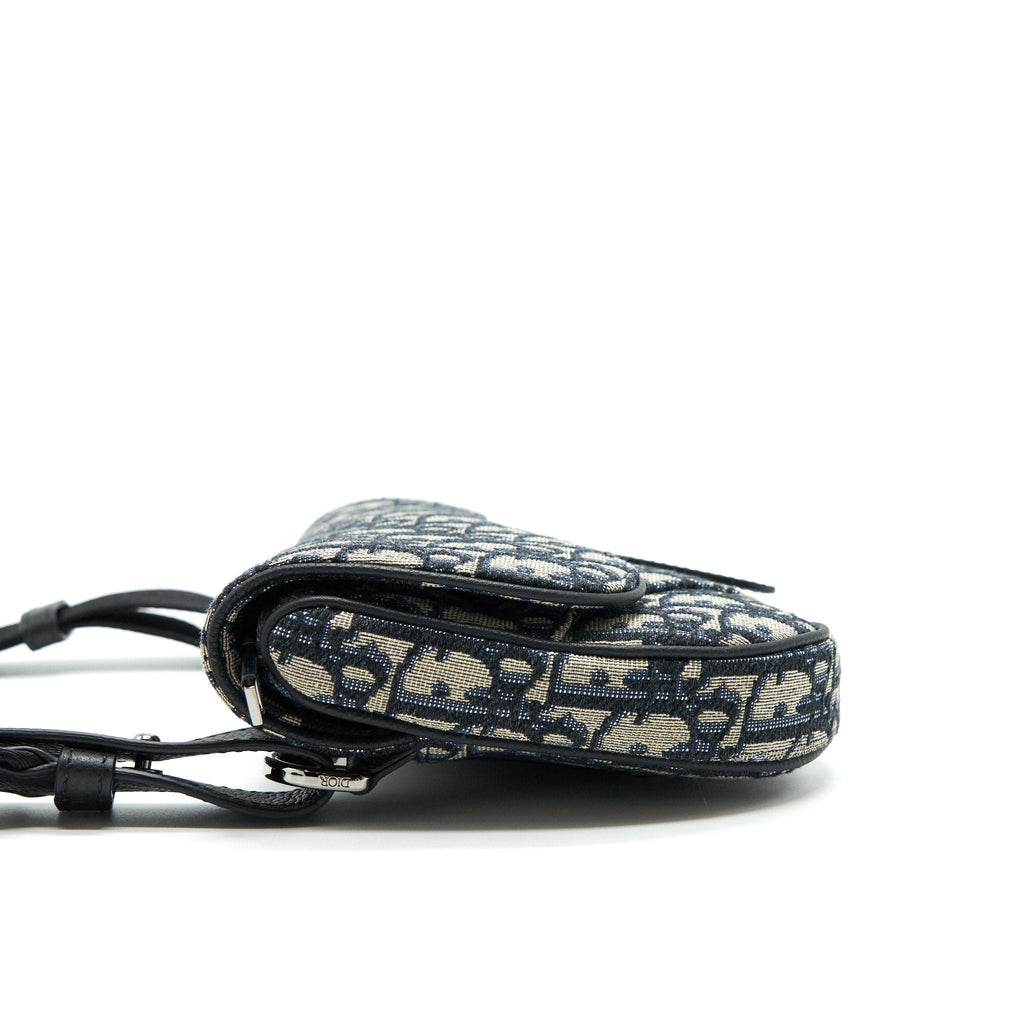 CHRISTIAN DIOR OBLIQUE SADDLE BELT BAG