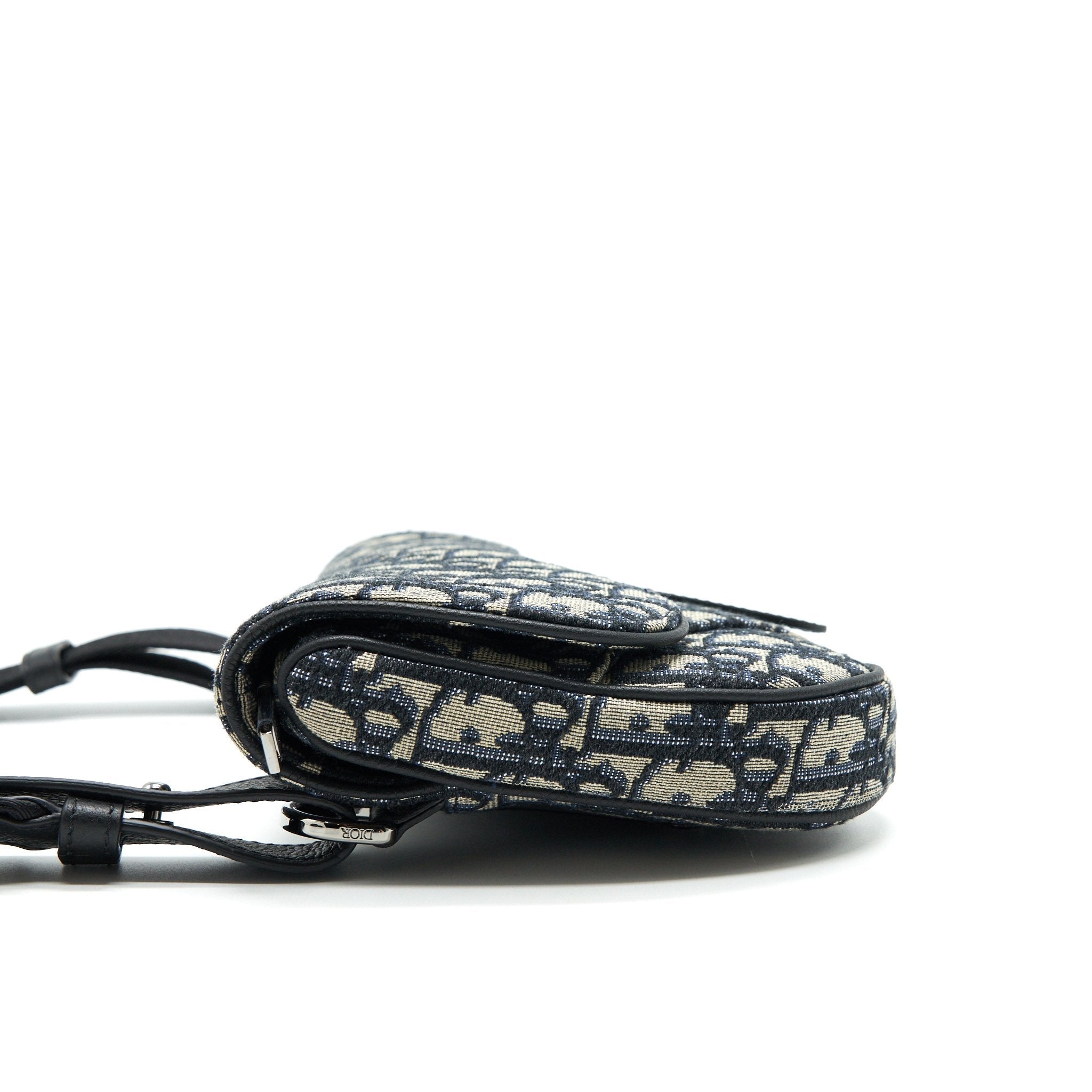 CHRISTIAN DIOR OBLIQUE SADDLE BELT BAG