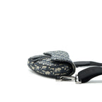 CHRISTIAN DIOR OBLIQUE SADDLE BELT BAG