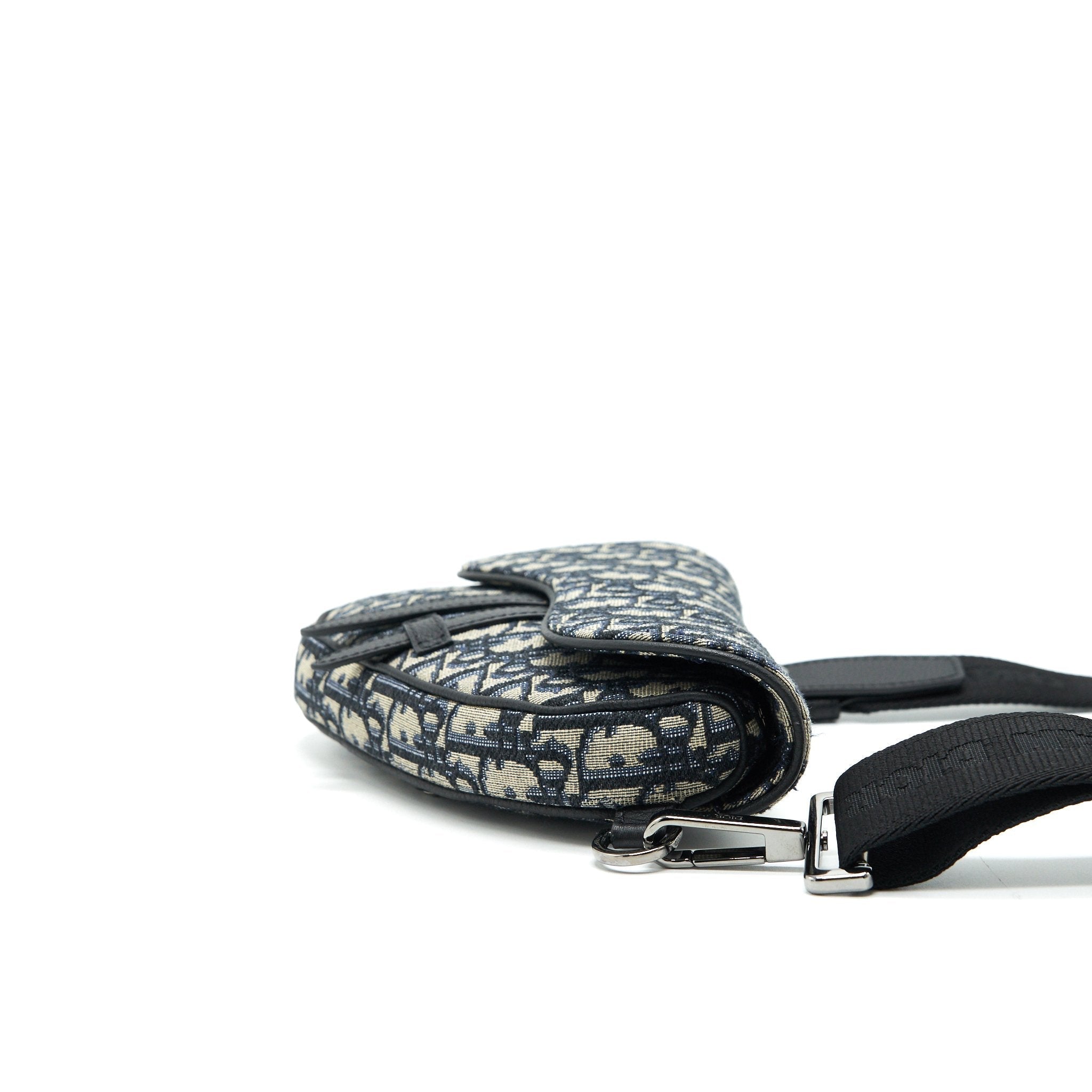 CHRISTIAN DIOR OBLIQUE SADDLE BELT BAG