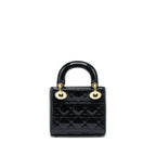 Dior Mini Lady Dior Patent Leather Black GHW