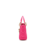 Dior mini lady Dior bag lambskin pink GHW