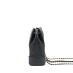 Chanel small Gabrielle Backpack black Ruthenium SHW(microchip)