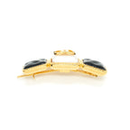 Chanel Hair Clip Black/ Gold