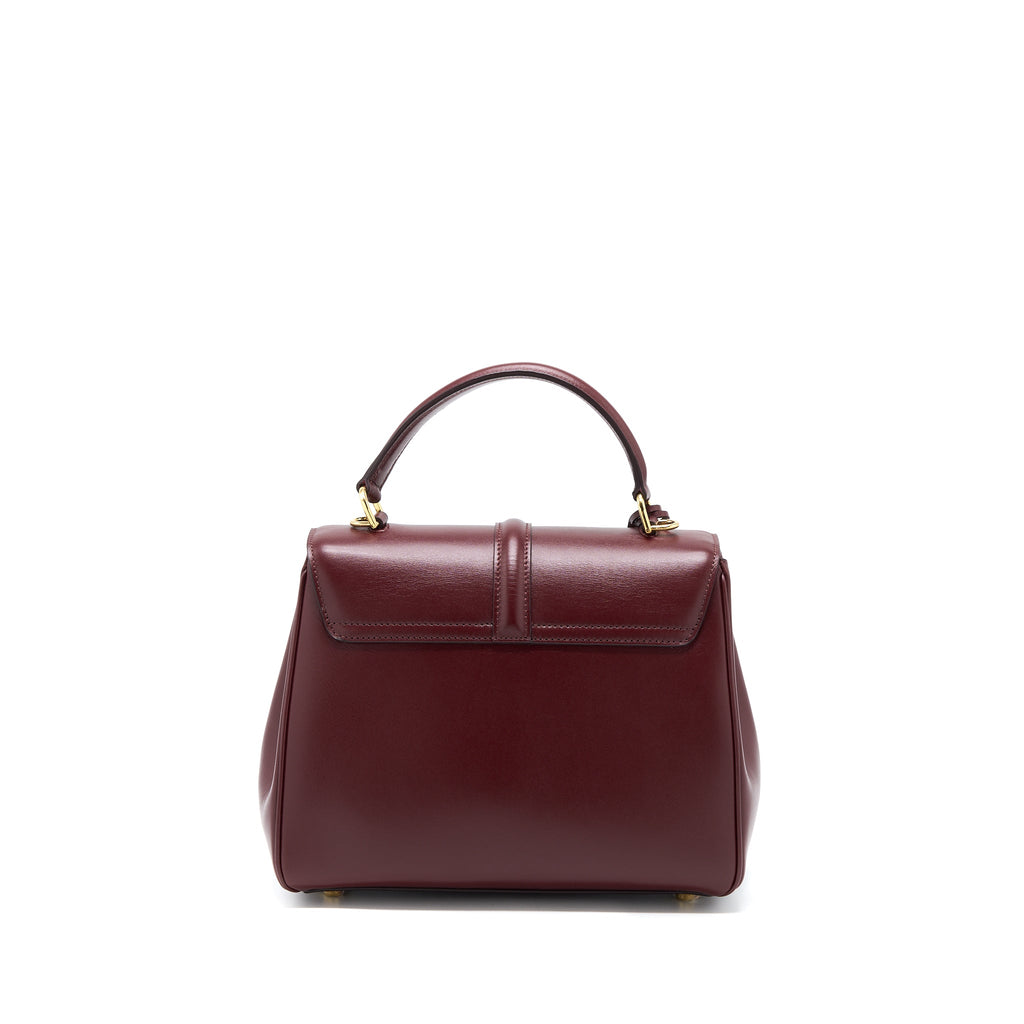 Celine Small 16 Bag Light Burgundy Calfskin