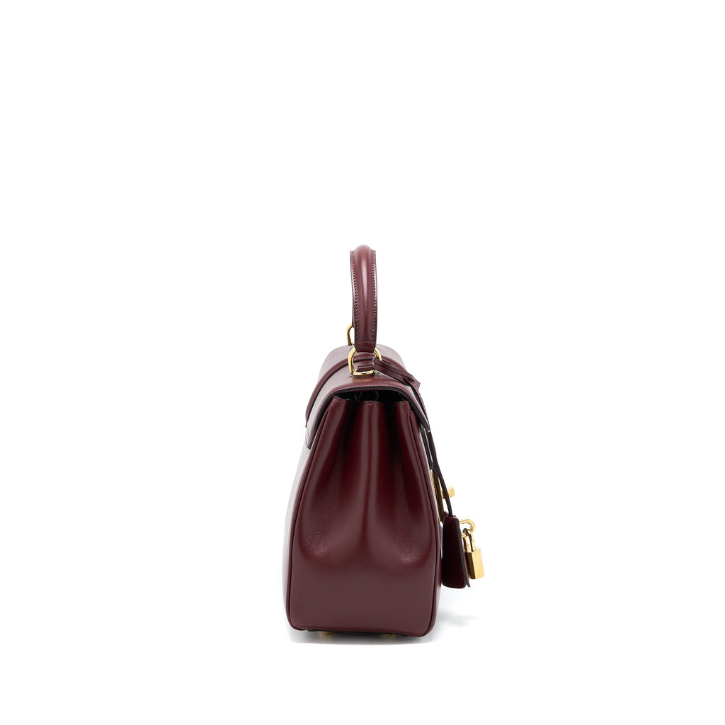 Celine Small 16 Bag Light Burgundy Calfskin