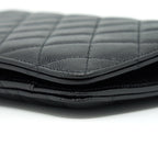 Chanel 22P 2 In 1 Wallet On Chain Caviar Black LGHW