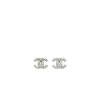 Chanel 22S CC Logo Rainbow Crystal Earrings
