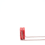 Chanel Round Crossbody Clutch Lambskin Red/Pink SHW