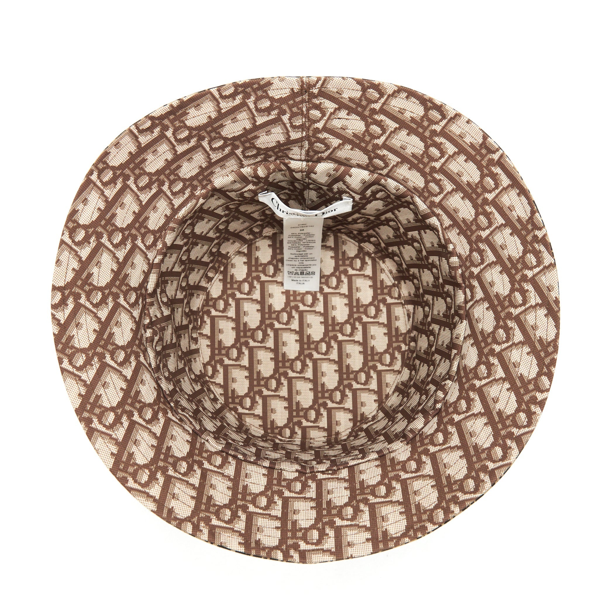 Dior Size 58 Reversible Bucket Hat