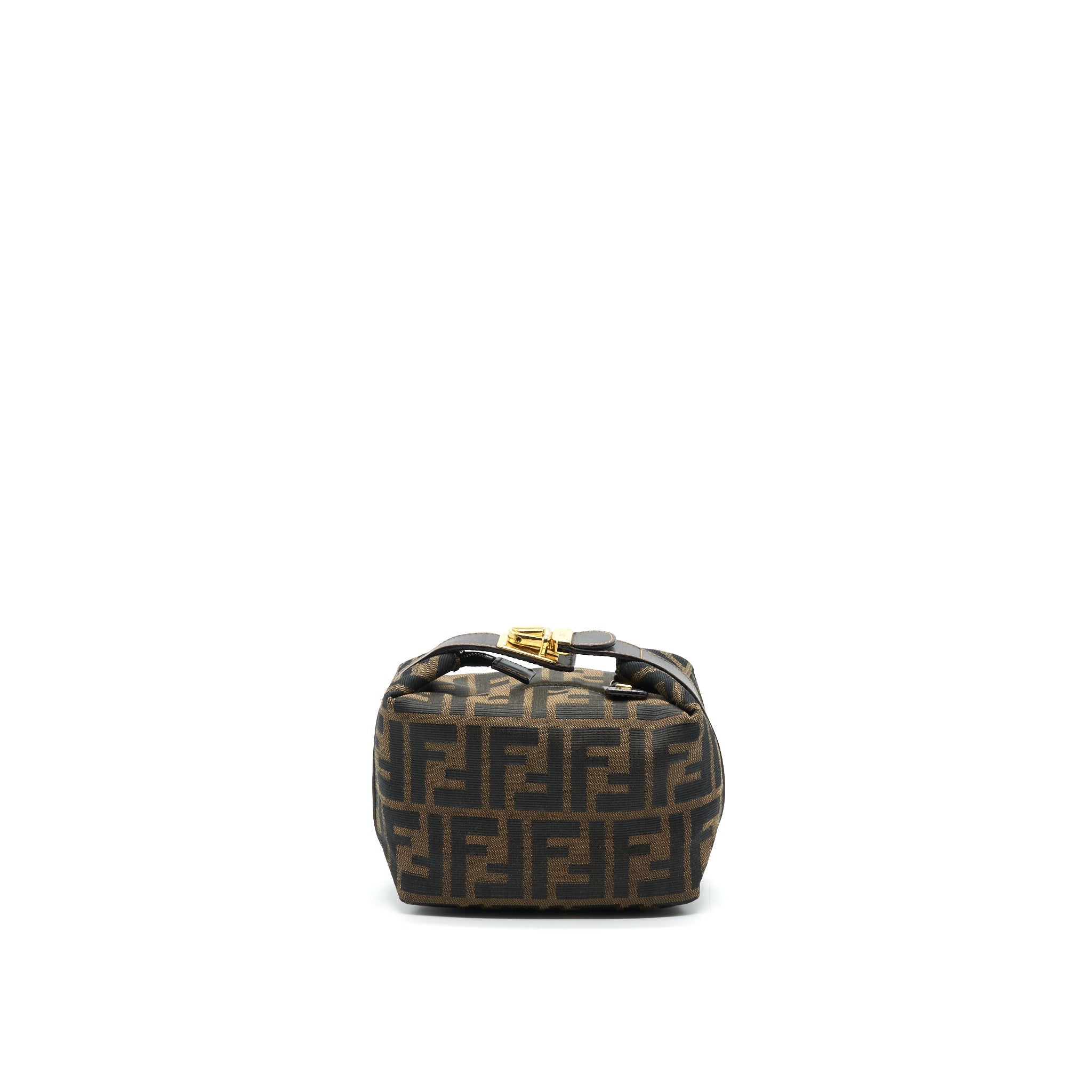 FENDI VINTAGE MINI COSMETIC BAG FF ZUCCA CANVAS