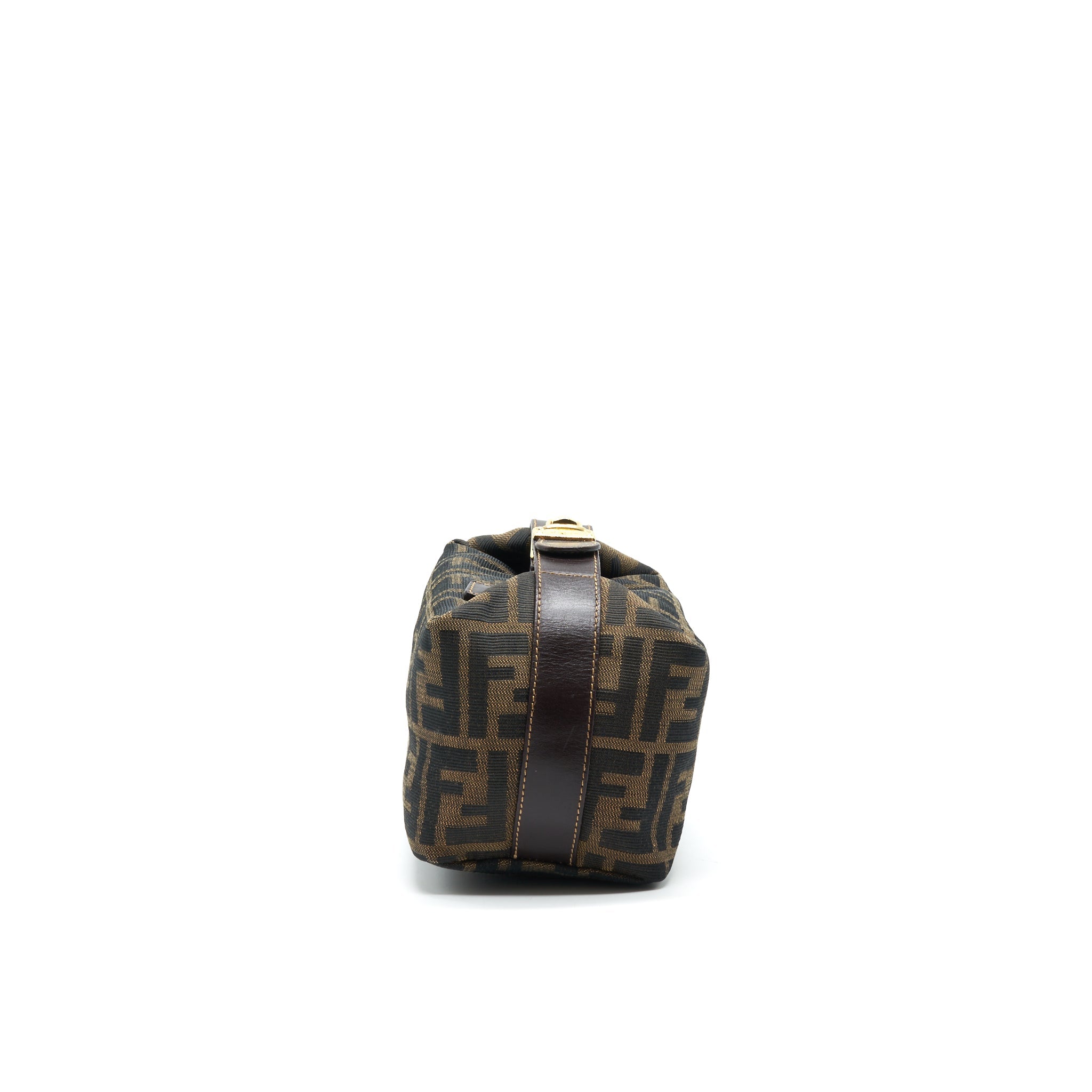 FENDI VINTAGE MINI COSMETIC BAG FF ZUCCA CANVAS