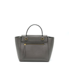Celine Belt Bag Grained Calfskin Grey