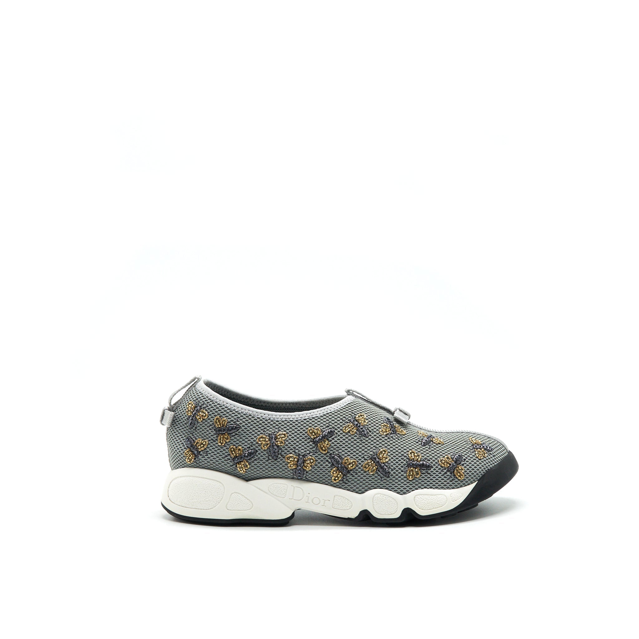 Dior size 37.5 Fusion Sneakers grey