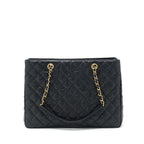 Chanel Shopping Tote Bag Caviar Black GHW