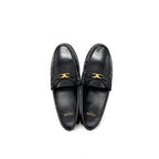 Celine Size 37 Luco Triomphe Loafer Calfskin Black