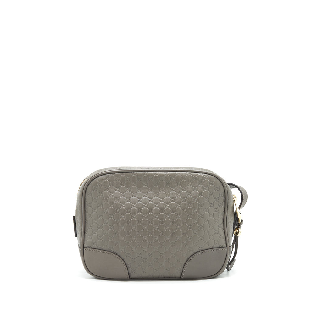 Gucci Guccissima Crossbody Bag Grey LGHW