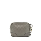 Gucci Guccissima Crossbody Bag Grey LGHW