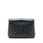 Saint Laurent / YSL Loulou Medium Bag Calfskin Black SHW