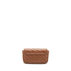 Gucci GG Marmont Matelasse Super Mini Bag Brown GHW