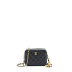 Chanel Pearl Crush Camera Bag Lambskin Black GHW