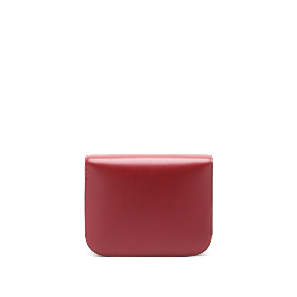Celine Medium Classic Box Bag red