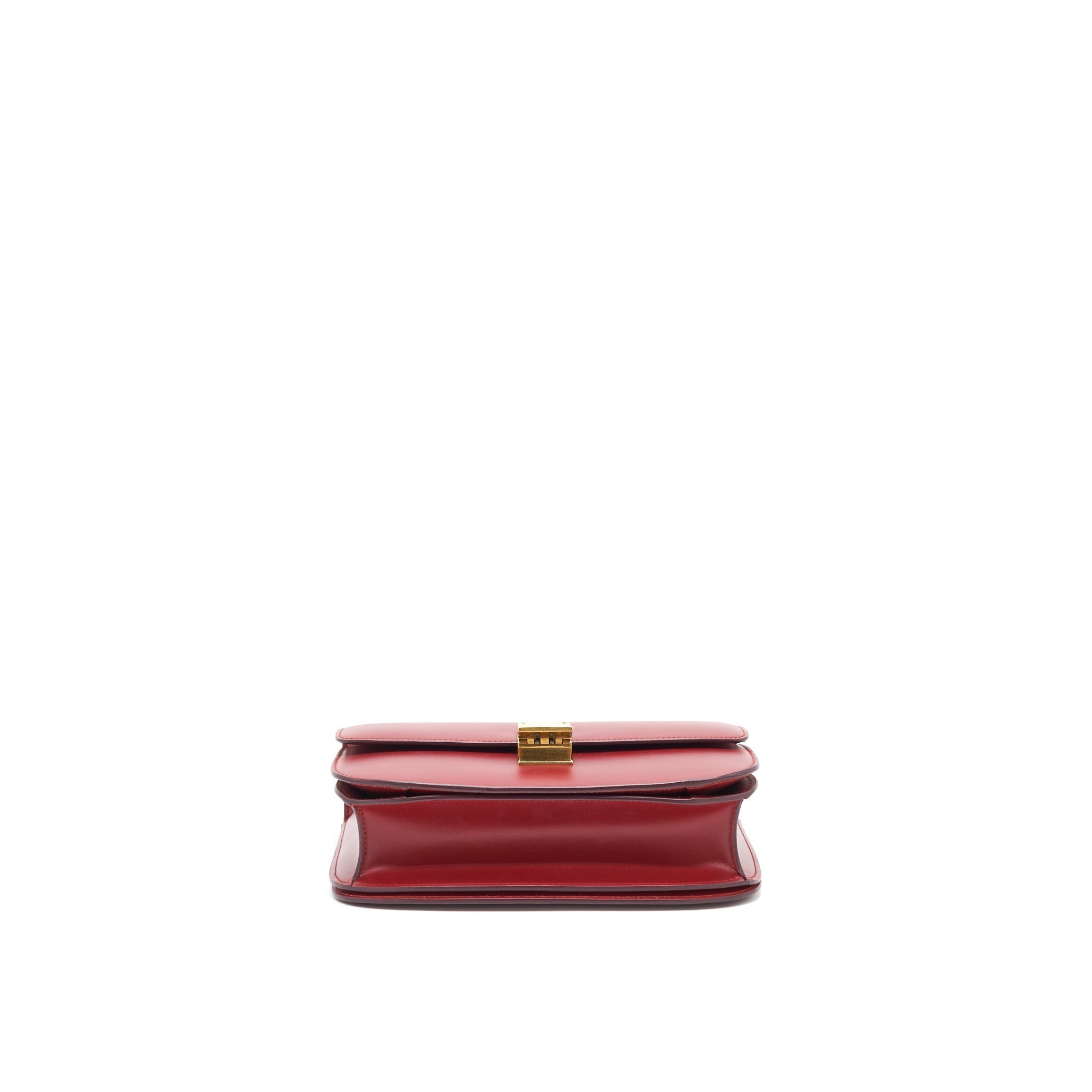 Celine Medium Classic Box Bag red