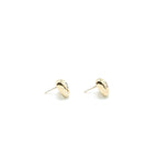 Chanel 22C Heart Earring Light Gold Tone