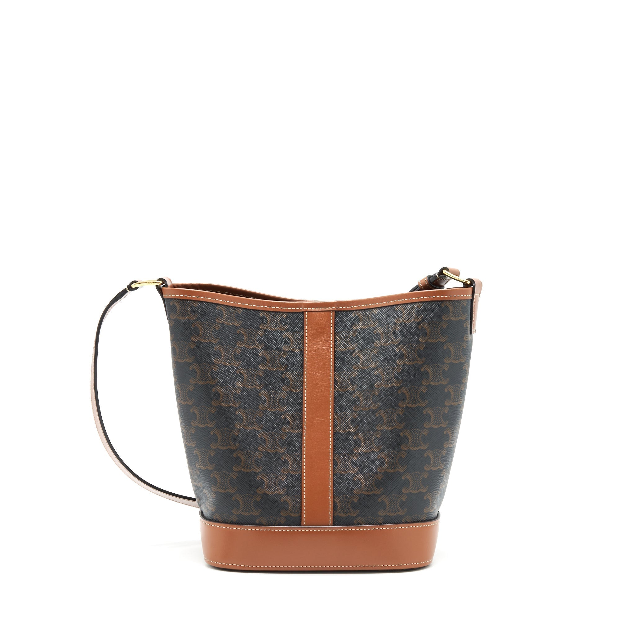 Celine Small Bucket Gold Triomphe