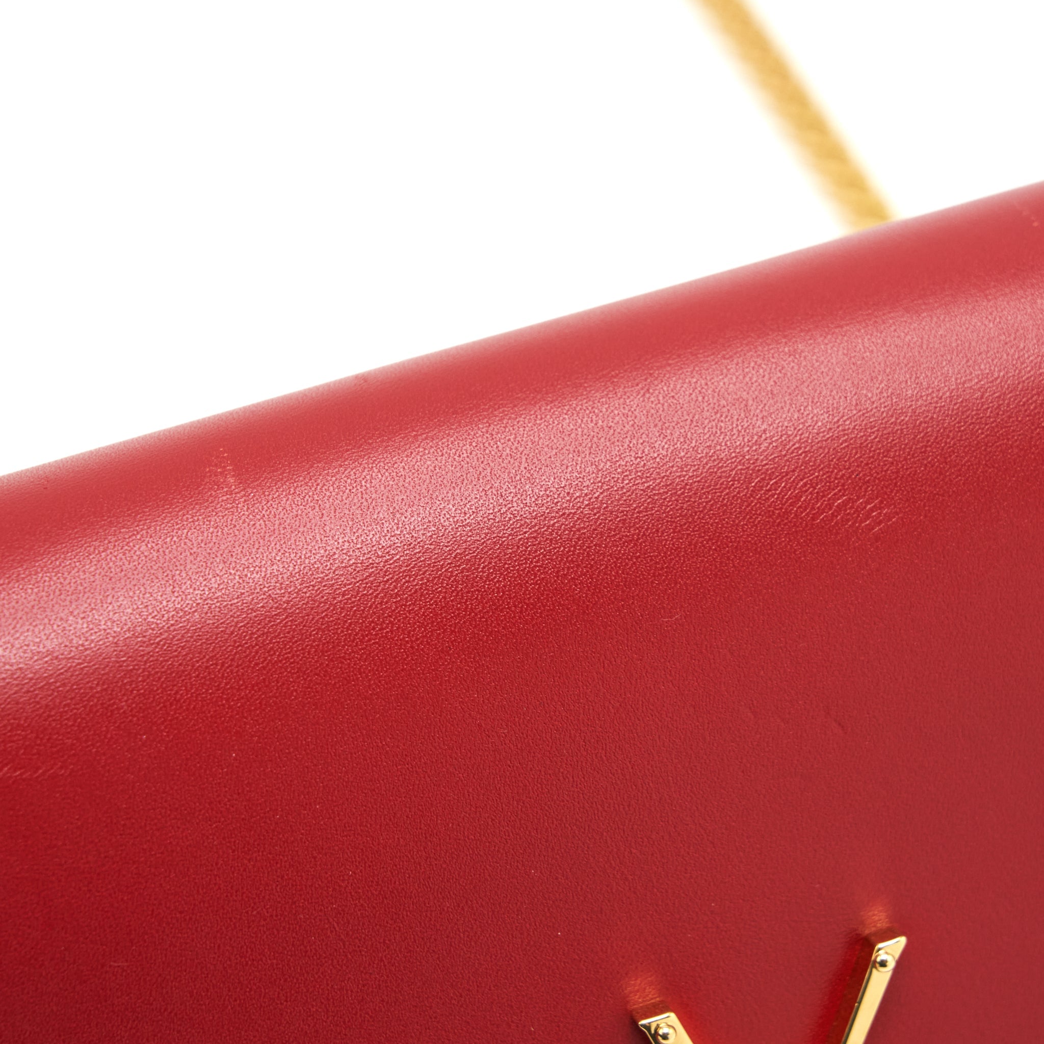 Saint Laurent (YSL) Medium Kate Bag Tassel Red GHW