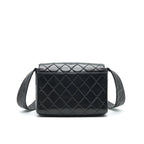 Chanel Vintage CC Logo Flap Bag with Strap So black