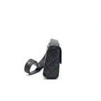 Chanel Vintage CC Logo Flap Bag with Strap So black