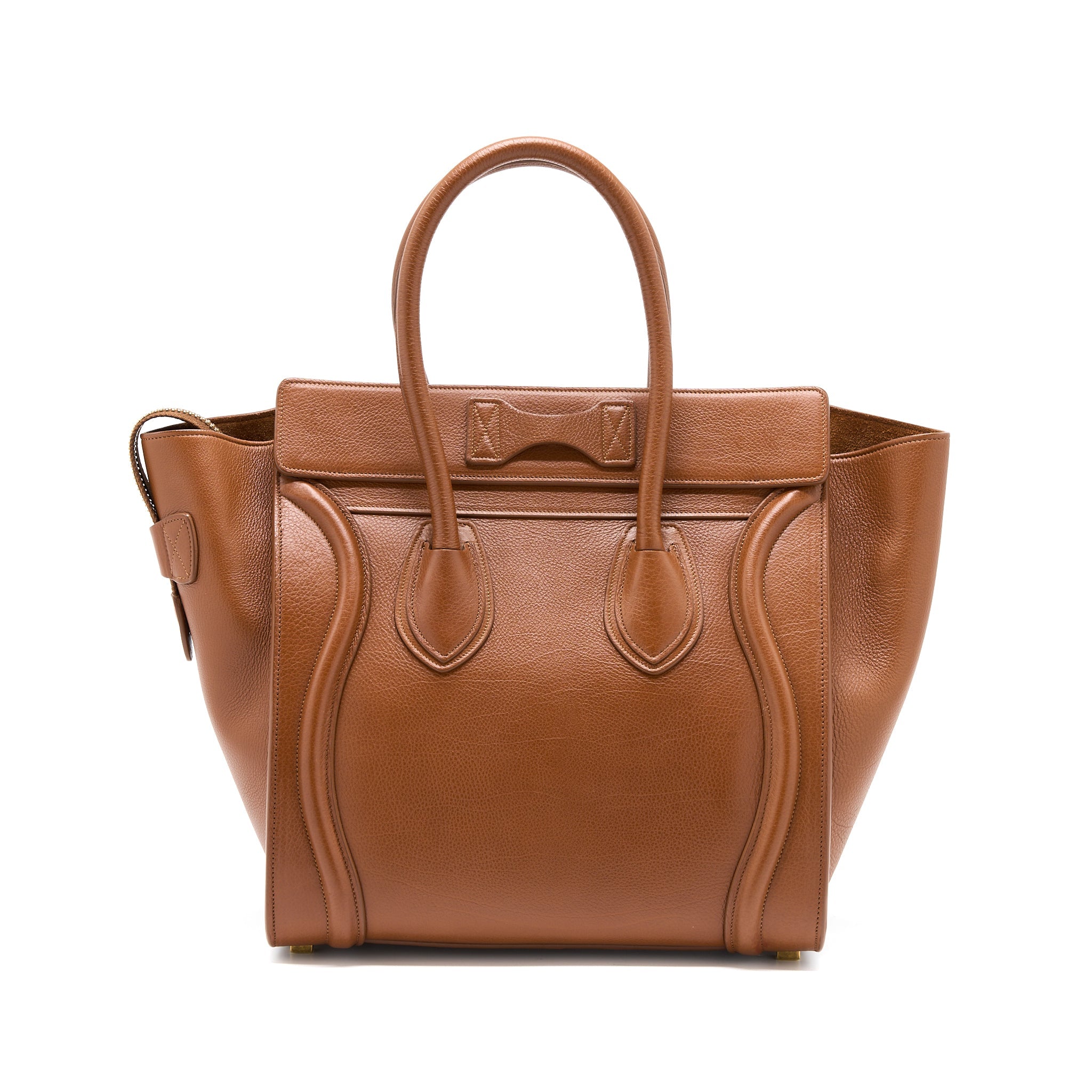 Celine Micro Luggage Bag Calfskin Brown